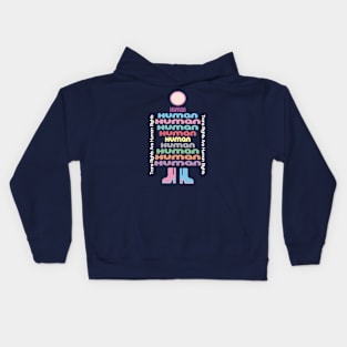 Trans Rights Are Human Rights Kids Hoodie